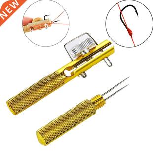 Full Metal Fishing Hook Knotting Tool & Tie Hook Loop Ma