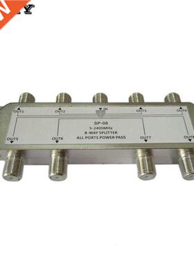 GSP-08A 8-Way Signal Satellite Splitter TV Antenna RF Coaxia