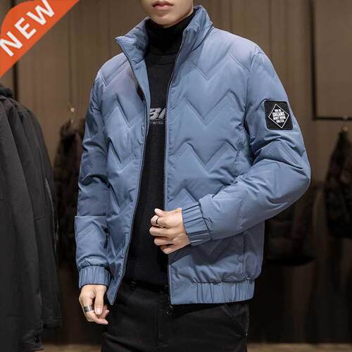 90% White Duck Down Padded Winter Men's Down Jacket Stand Co