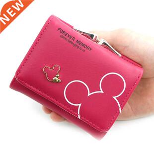 Mckey Mouse woman bag PU Fashon Cute wallet Desgner Con