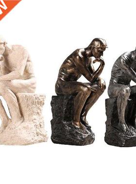 RODIN Thinker Figurine Statue Home Decoration, Vintage