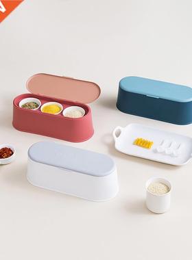 1pcs Spice Jar Seasoning Box Kitchen Spice Rack 3 Graid