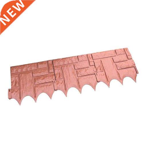 6Pcs Garden Decorative Fence Lawn Grass Edging Barrier Yard