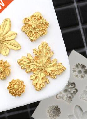 New Flower Shape Silicone Cake Molds Chocolate Fondant