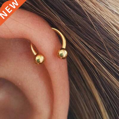 pcs Stainless Steel Nose Hoop Ring Septum Lip Studs Cartila