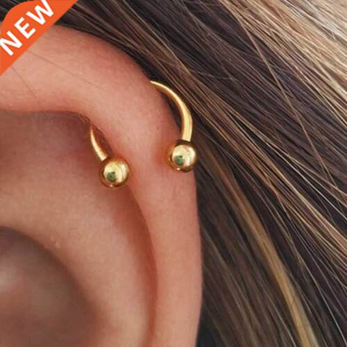 pcs Stainless Steel Nose Hoop Ring Septum Lip Studs Cartila