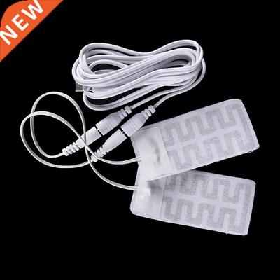 1 Pair 5*9CM 5V USB Heated Socks Carbon Fiber Pads Electric