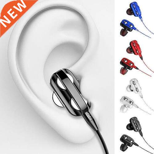 3.5mm Earphones Headsets Sport Earbuds With Clear Dual