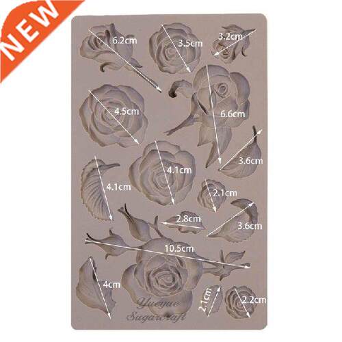 94PF Silicone Fondant Molds Exquisite Rose DIY Handmade DIY