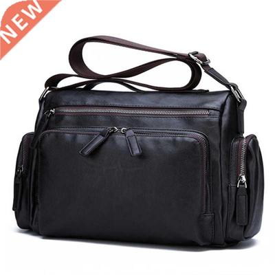 Business Leisure One Shoulder Straddle Bag Men's Luxury Bran