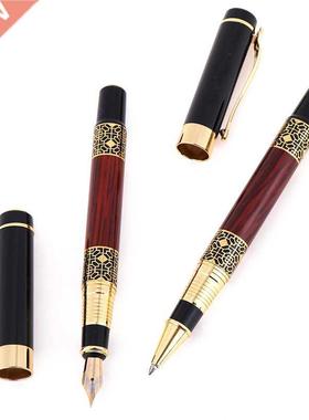 Luxury Brand Metal Redwood Fountain Pen For Writing Statione