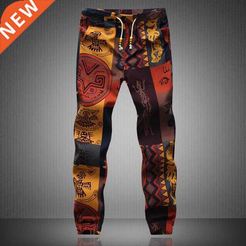 2021 New Faion Summer Spring Autumn Men Floral Print Jogge
