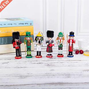 New onion powder 12cm Nutcracker classic puppet pendant glit