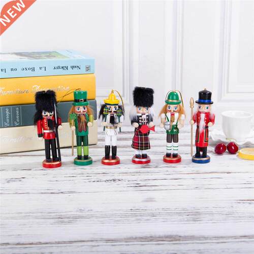 New onion powder 12cm Nutcracker classic puppet pendant glit