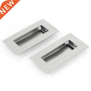 52mmx102mm Recessed Flush Pull Finger Insert Door Handle 2PC