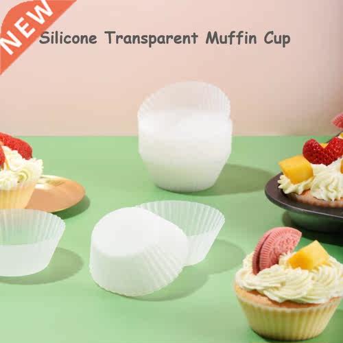 Silicone Cupcake Mold Round 12Pcs Cake Muffin Mold Bakeware