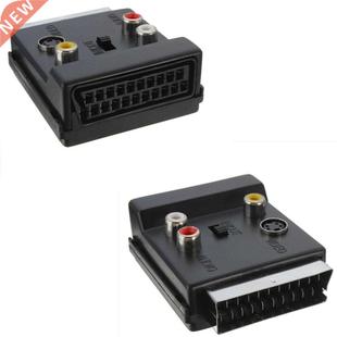 21p male female SCART Europe plug into AV terminal switching