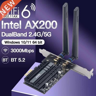 FV-AX000 WiFi6 Intel AX200 BT 5.2 Dual Band 2.4G/5Ghz 802.1