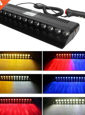 Car Strobe Flashing Lights Lamp 12LED Red/Blue/Amber/Yellow/