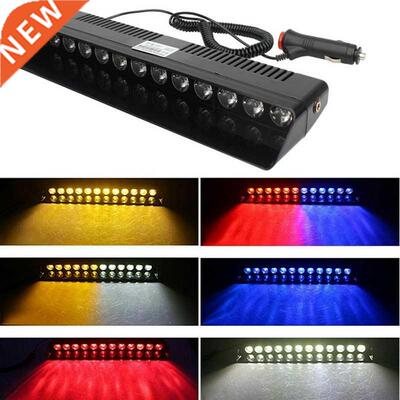 Car Strobe Flashing Lights Lamp 12LED Red/Blue/Amber/Yellow/