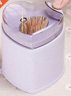 Automatic Toothpick Holder Container Wheat Straw Household T