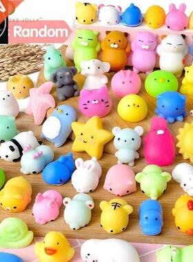 10Pcs/set Mochi Squishy Toys Mini Squishies Kawaii Animal Sq