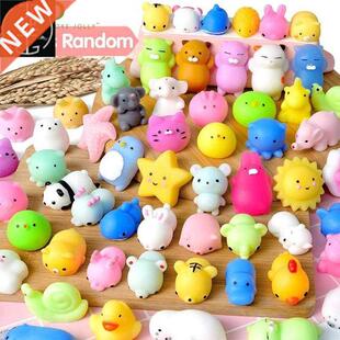 10Pcs/set Mochi Squishy Toys Mini Squishies Kawaii Animal Sq