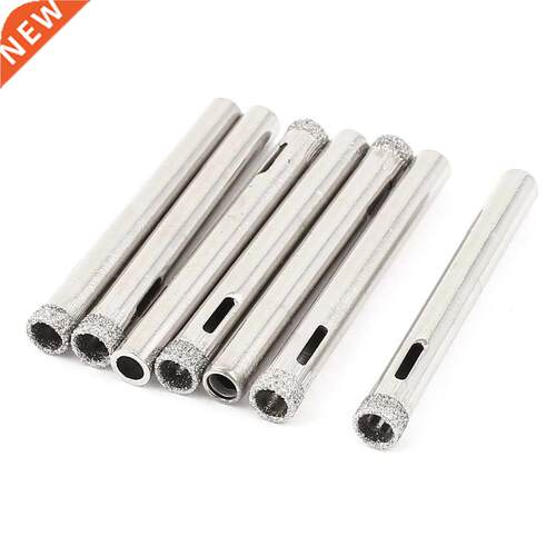 7x Straight Shank 6mm Diamond Drill Bit Marble Glass Hole Sa