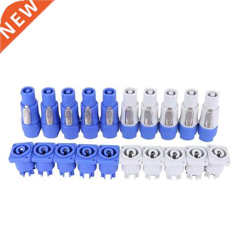 10 set PowerCON Type A NAC3FCA+NAC3MPA-1 Chassis Plug Panel
