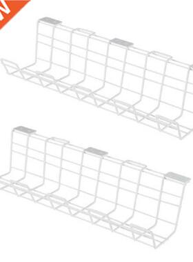 2Pc Und Er Desk Cable Management Rack Compact Cable