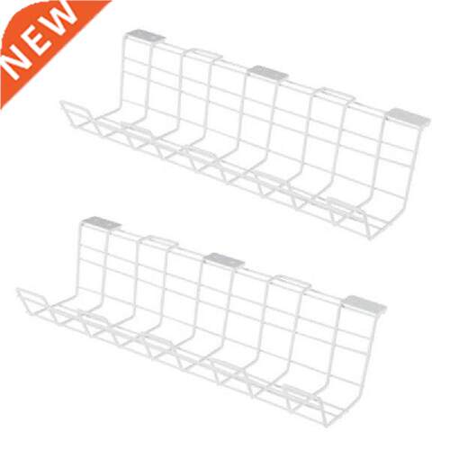 2Pc Und Er Desk Cable Management Rack Compact Cable