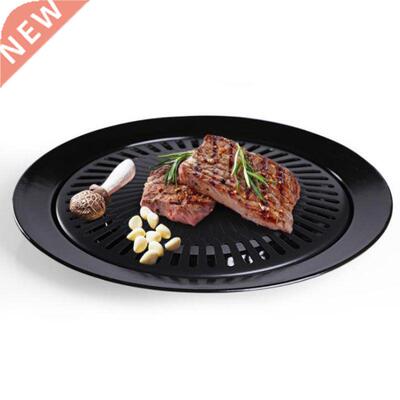 Barbecue Grill Pan Portable Non-Stick Stove Plate Outdoor Ko