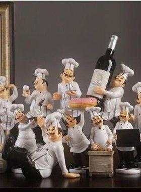 Creative resin cook kitchener chefs decoration faion chef