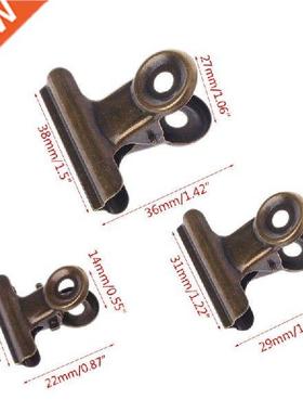 6 Buah Klip Pegangan Bulldog Logam Tas Makanan Penyegel