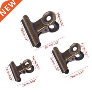 6 Buah Klip Pegangan Bulldog Logam Tas Makanan Penyegel