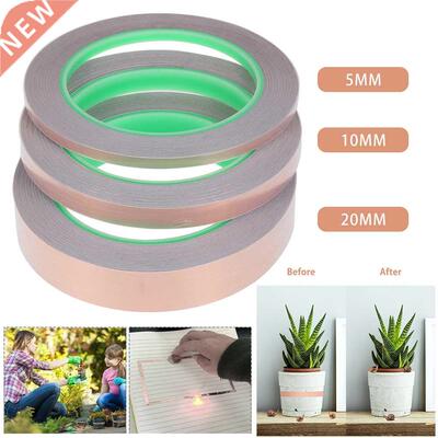 5/10/20mmX20m Copper Slug Tape Aesive Copper Slug Snail Ba