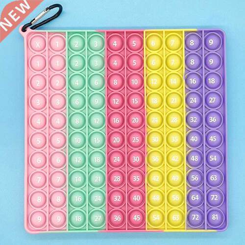 zimfanqi Popits Fidget Toys Multiplication Tables Number Pop