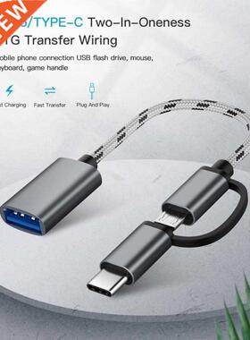 2 In 1 Type C Male Micro USB To USB .0 Female Interface OT