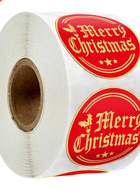 500pcs Easy Use Gift Merry Christmas Sticker Multifunction S