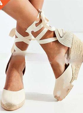 Women's Espadrille Ankle Strap Sandals Comfortable S