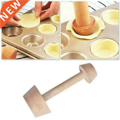 1PC Wooden Egg Tart Bottom Mould Double Headed DIY Egg Tart