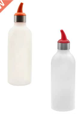 2Pcs Squeeze Bottle Squirt Condiment Bottles with Cap for
