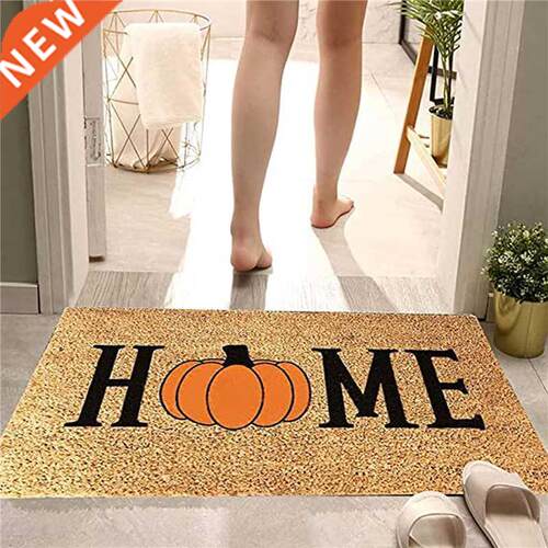 Halloween Decoration For Home Bathroom Mat Pumpkin Pattern