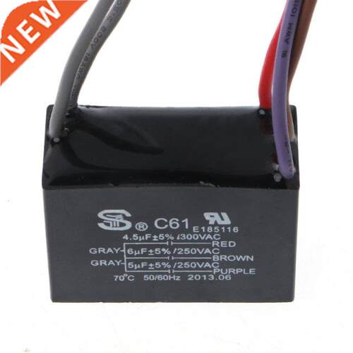 CBB61 Electrical Power Relay Connecting Capacitor 4.5uf+6uf+