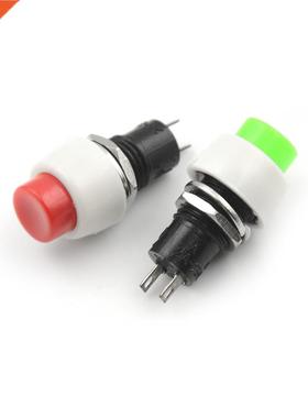 10Pcs Green Red Latching Switches OFF-ON N / O Push Button S