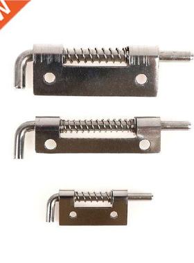 1pc 304 Stainless Steel Loaded Hinge Security Spring Bolt