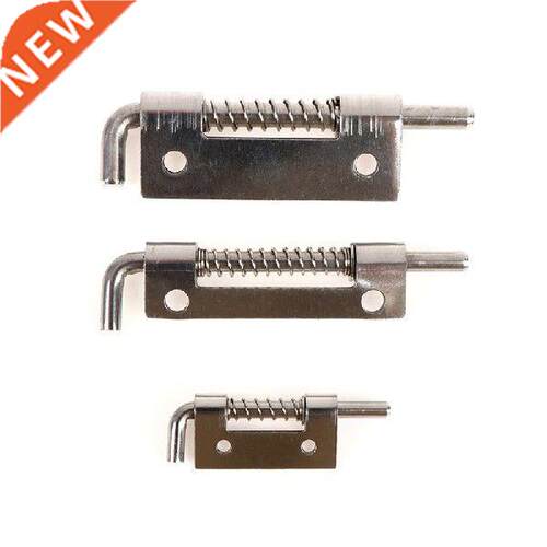 1pc 304 Stainless Steel Loaded Hinge Security Spring Bolt