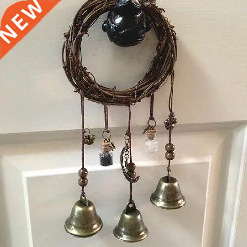 Witch's Bells Protective Doorknob Hanging Ornaments Rattan