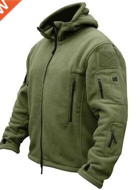 Military Man Fleece Camping Tactical Softell Jacket Polart
