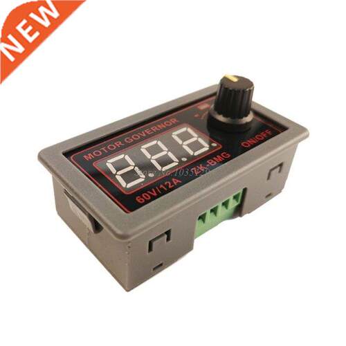 DC Motor Controller 9-60V 12A PWM Adjustable Speed LED Displ